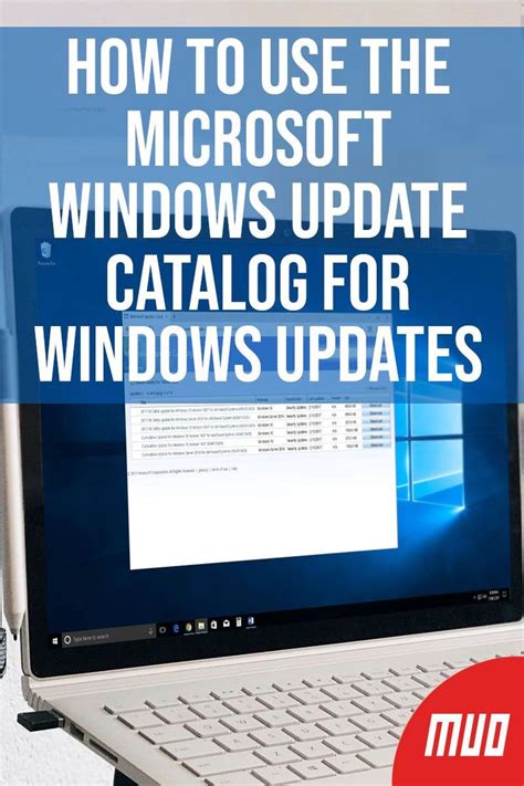 How To Use The Microsoft Windows Update Catalog For Windows Updates