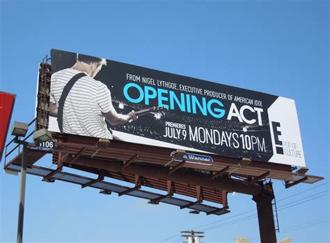 Daily Billboard TV WEEK Opening Act Series Premiere Billboards