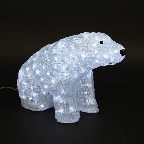 Clgarden Ledb160 Led Polar Bear Large Acrylic Christmas Lighting With