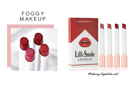 Eyret Little Smoke Lipsticks Nude Cigarette Lipsticks Waterproof Lipsticks Smoke