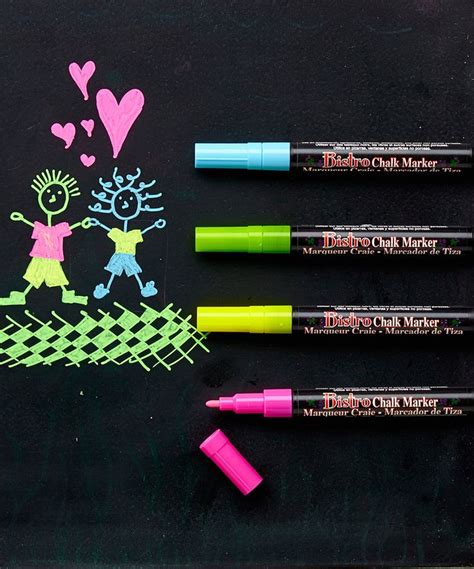 This Fluorescent Fine Tip Chalk Marker Set By Marvy Uchida Is Perfect