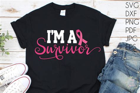 i m a survivor breast cancer awareness svg 261900 svgs design bundles