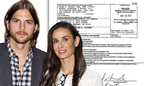 Demi Moore And Ashton Kutcher S Divorce Is Finalised Two Years After Their Split Daily Mail