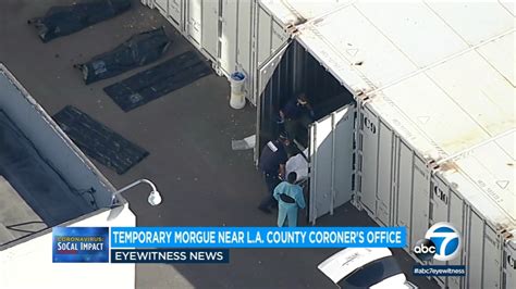 LA Coroner adds temporary morgue trailers- County adds 318 