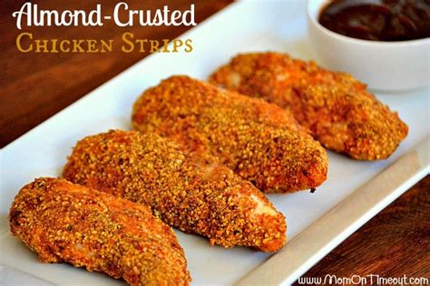 Heart Healthy Almond Crusted Chicken Strips Recipe