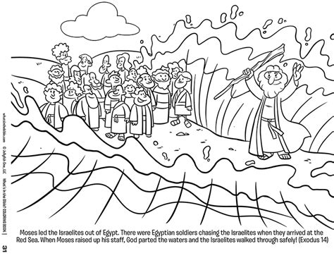 Designed to keep the prep work to a minimum, our bible abc curriculum notebook can be spread over 26 weeks. Moses Parting The Red Sea Coloring Page - Coloring Home