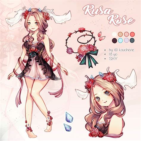 Images Of Character Anime Girl Reference Sheet