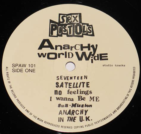Sex Pistols Anarchy Worldwide Punk English Album Cover Gallery And 12 Vinyl Lp Discography