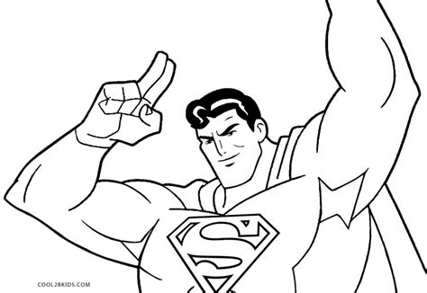 Superman Pictures Coloring Pages