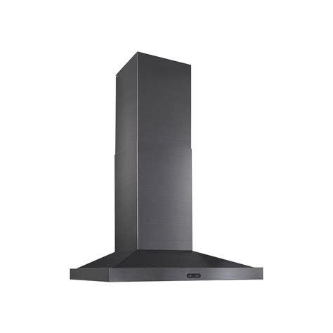 Broan Elite 30 Convertible Range Hood Black Stainless Steel