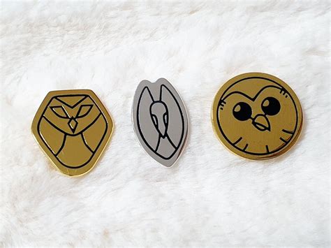 Pre Order The Owl House Symbol Enamel Pins Hooty Sticker Etsy
