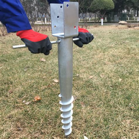 Ground Metal Screw Post Earth Anchor Buy Ground Spike Anchorground