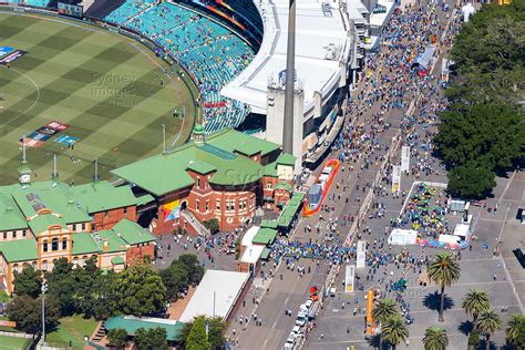 Aerial Stock Image Sydney Cricket Ground Moore Park