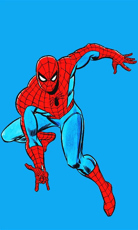 Spider Man Classic Vintage Wallpaper Retro Comic Art Spiderman