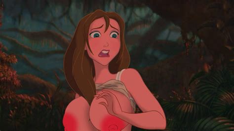 Rule 34 Bedaxe Big Breasts Breasts Disney Edit Female Female Only Jane Porter Nipples Tarzan