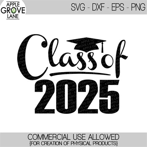 Class Of 2025 Svg Graduation Svg 2025 Svg 2025 Etsy
