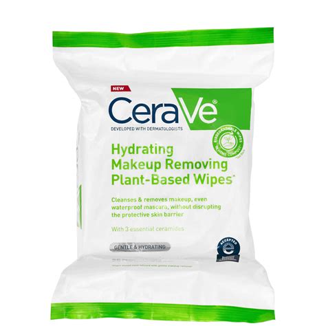 Cerave Hydrating Makeup Removing Plant Based Wipes Modesens