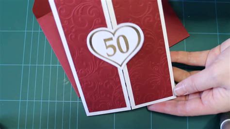 Matrimonio, appuntamento, promessa di matrimonio, festa di matrimonio. Card Anniversario 50 anni di matrimonio -50 years of wedding - nozze d'oro DIY-Scrapbooking ...