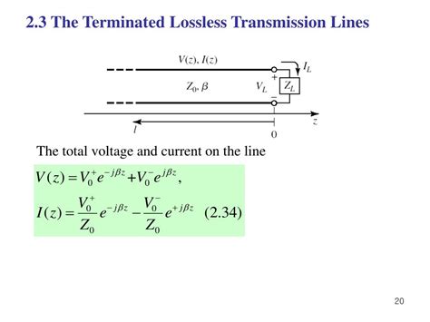 Ppt Chapter 2 Transmission Line Theory Powerpoint Presentation Free