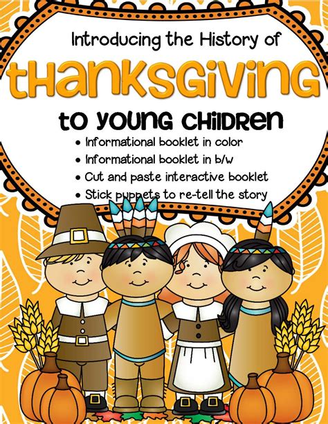 Thanksgiving Introducing The History And Vocabulary To Preschoolers