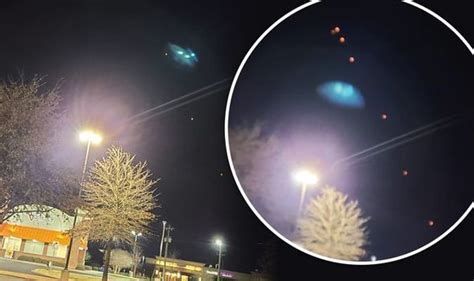 Ufo Sighting Photos Of Flame Like Blue Light Over Us Sparks Alien