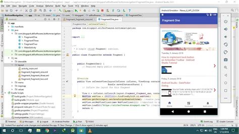 Webview In Fragment Android Studio Java Youtube