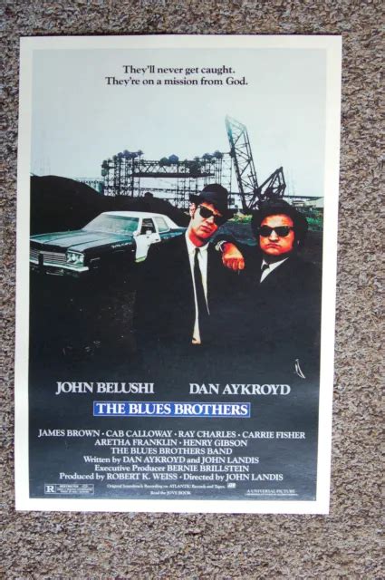 Blues Brothers Lobby Card Movie Poster John Belushi Dan Akroyd 3 4 25 Picclick