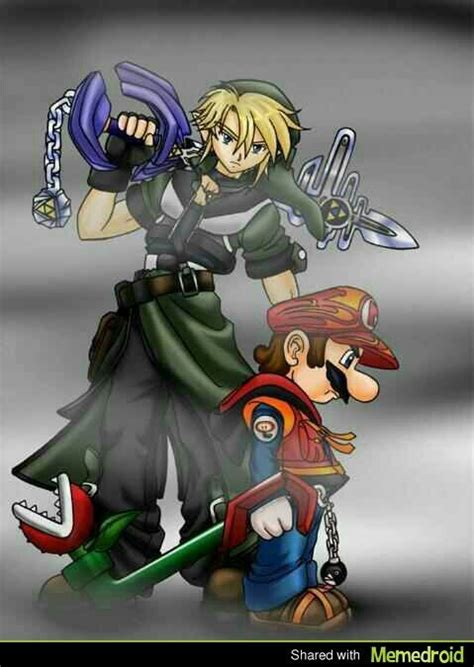 Id Play It Kingdom Hearts Kingdom Hearts Crossover Mario