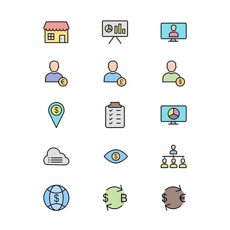 Commercial Use Vector Hd Images 15 Icon Set Of Business For Personal