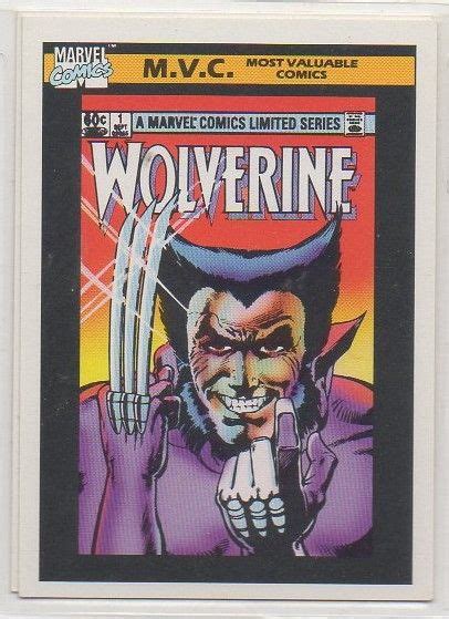 Wolverine 1 1990 Marvel Most Valuable Comics Card 133 Mint Free