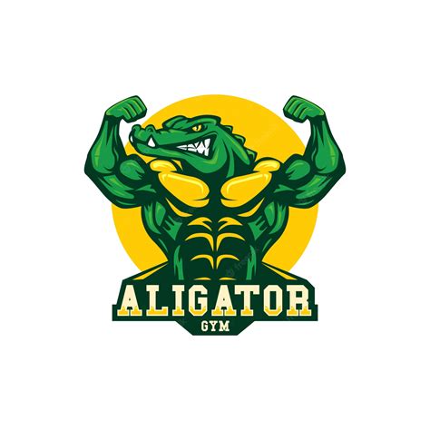 Premium Vector Alligator Mascot Logo