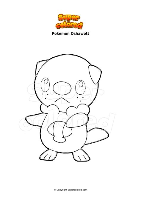 Coloring Page Pokemon Oshawott