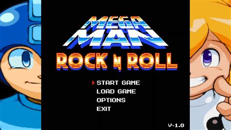 Mega Man Rock N Roll Intro Stage And Stage Select Youtube