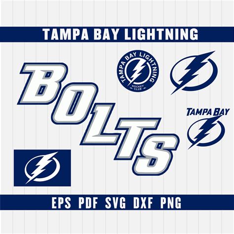 Tampa Bay Lightning Cut Files SVG Files Baseball CLipart Etsy