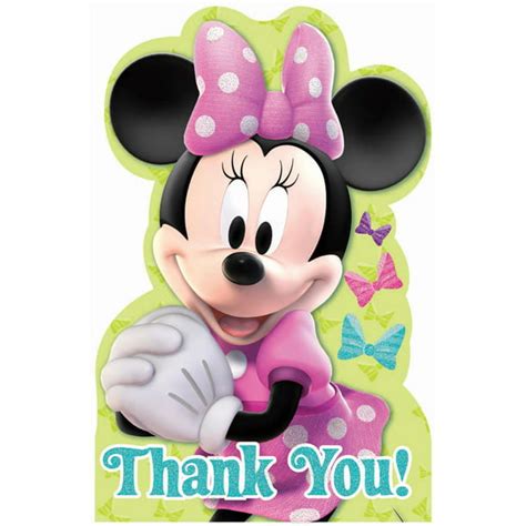 Disney Minnie Mouse Bowtique Thank You Notes