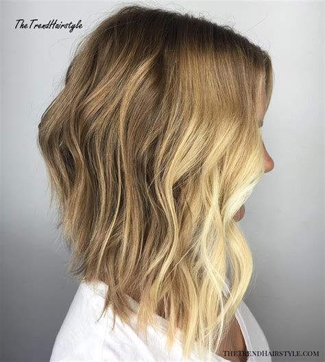 The haircut is best on women with naturally. Textured Bronde Bob - 20 Chic Long Inverted Bobs to ...