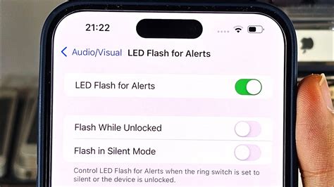 How To Put LED Flash Notifications On IPhone 15 Pro Max YouTube