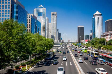 The Central Business District In Beijing Stock Photo Image Of Office