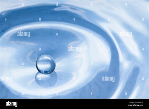 Water Ripple Water Drop Stock Photo Alamy