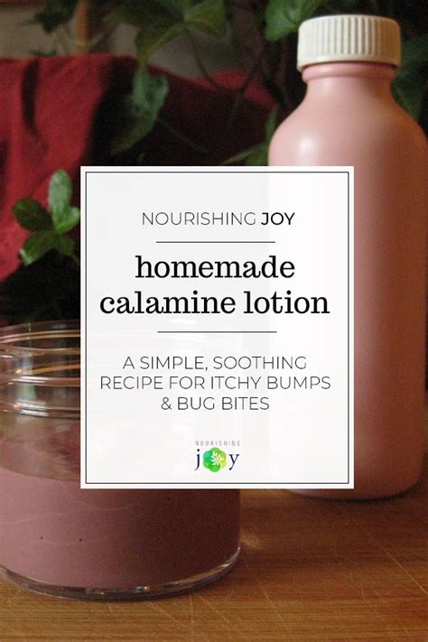 Homemade Calamine Lotion
