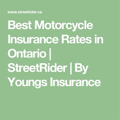 Nr am best rate am best rates insurance providers creditworthiness. Best Motorcycle Insurance Rates in Ontario | StreetRider | By Youngs Insurance | Motorcycle ...