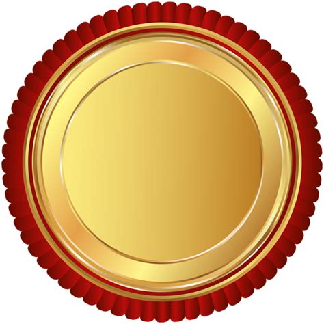 Badge Clip Art Gold Seal Badge Png Clipart Image Png Download 5168
