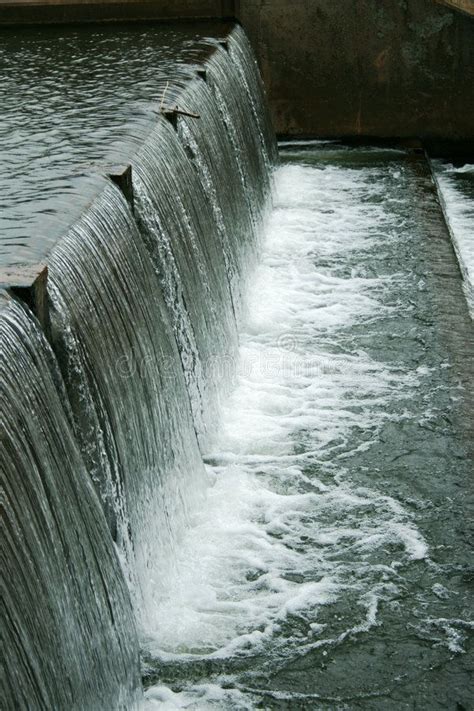 Water Gushing Out From Dam