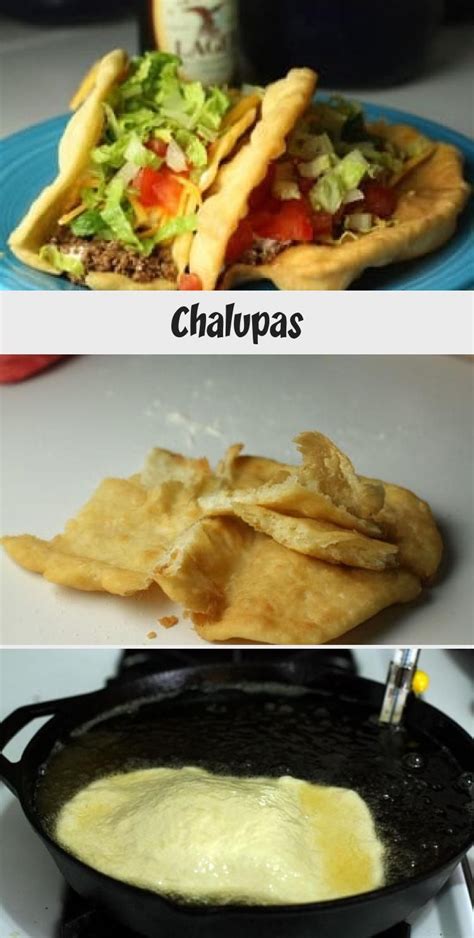 Chalupas are made by pressing a thin layer of masa dough around the outside of a small mold. Chalupas in 2020 | Yummy food, Chalupas, Recipes