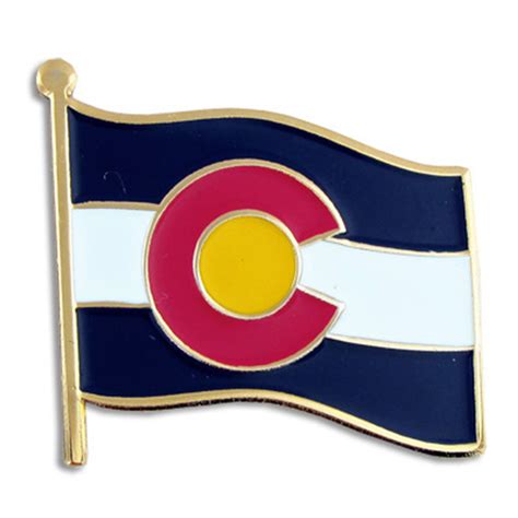 Colorado State Flag Pin Pinmart
