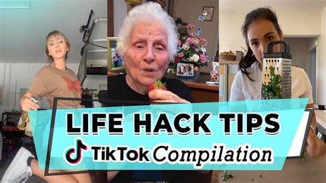 life hack tips tiktok compilation youtube