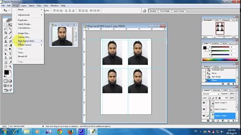 There are also certain requirements for malaysian passport photo clothing. How to Make Passport Size Photo in 4R size with Photoshop ...
