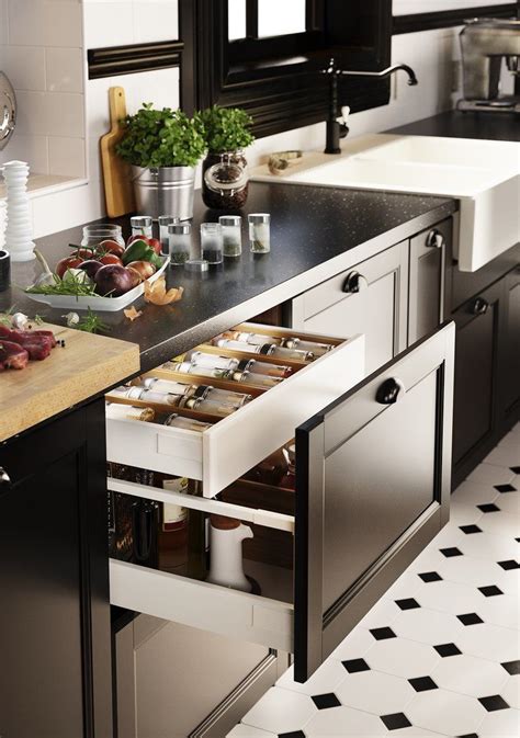 Ikea kitchen cabinets have fixed dimensions, so if you're cutting it close, err on the side of a smaller cabinet and put in a spacer piece. How to Buy a Kitchen in Ikea | L'Essenziale Interior Design Blog