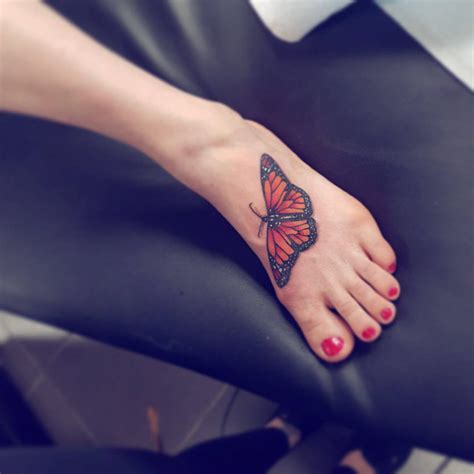 Butterfly Foot Tattoo Best Tattoo Ideas Gallery