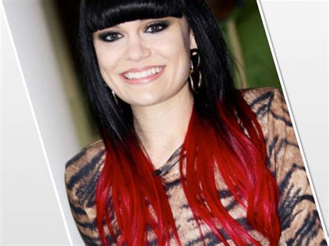 Red Hair Black Hair Ombre Cold Fusion Hair Extensions Dip Dye I